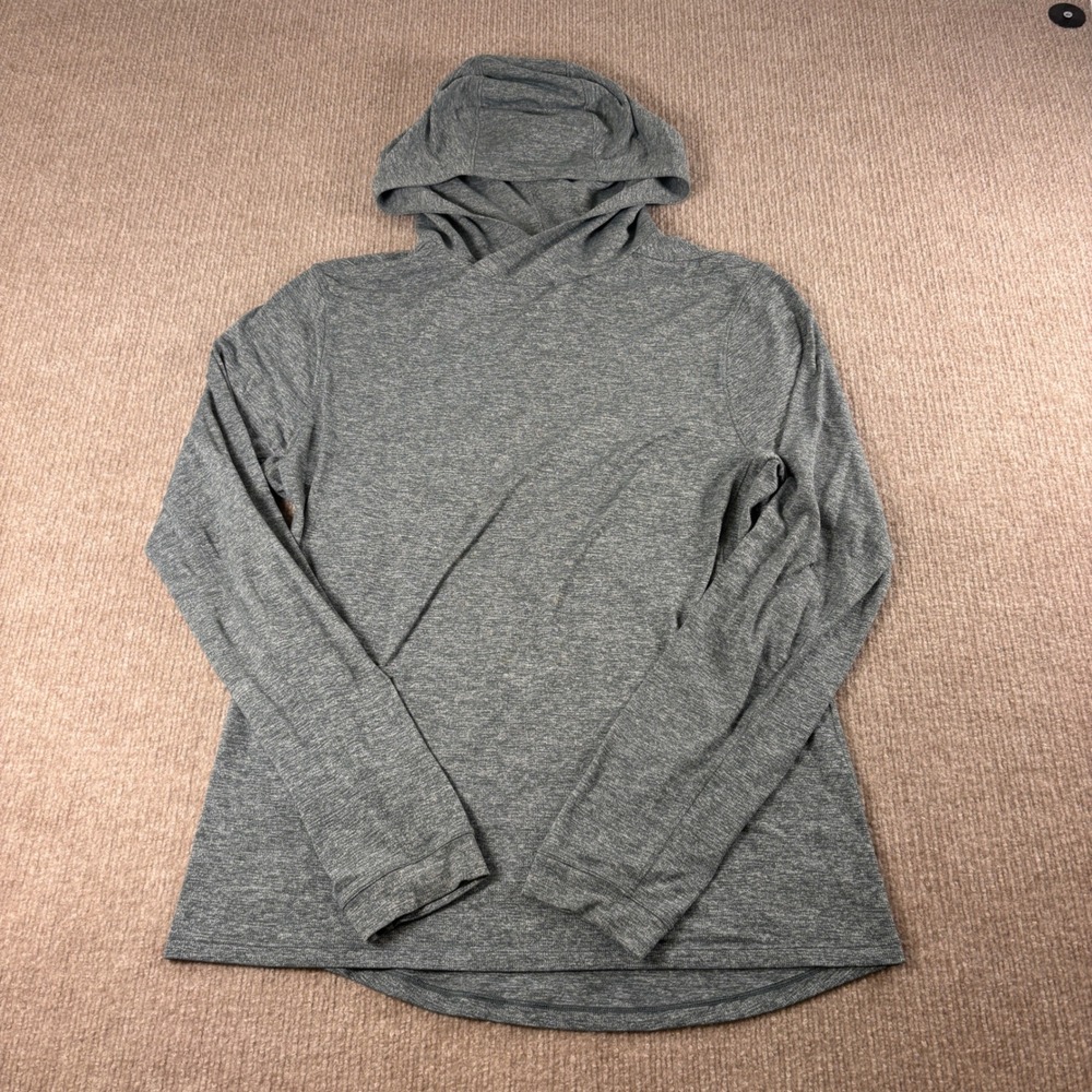 Lululemon Drysense Hoodie Performance Heathered Sea Steel Men's Size Small